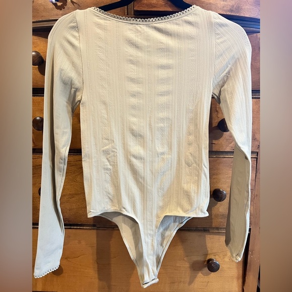 NWOT Free People Playing Favorites Bodysuit in Tan Size XS/S FP Intimately - Picture 5 of 7